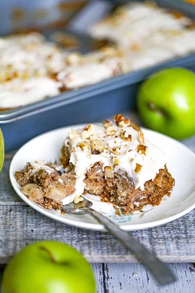 Chunky Apple Walnut Cake The Baking ChocolaTess