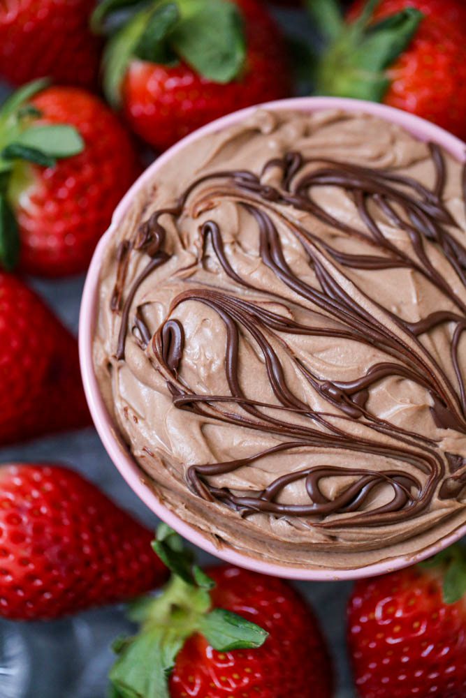 3 Ingredient Skinny Nutella Dessert fruit Dip recipe