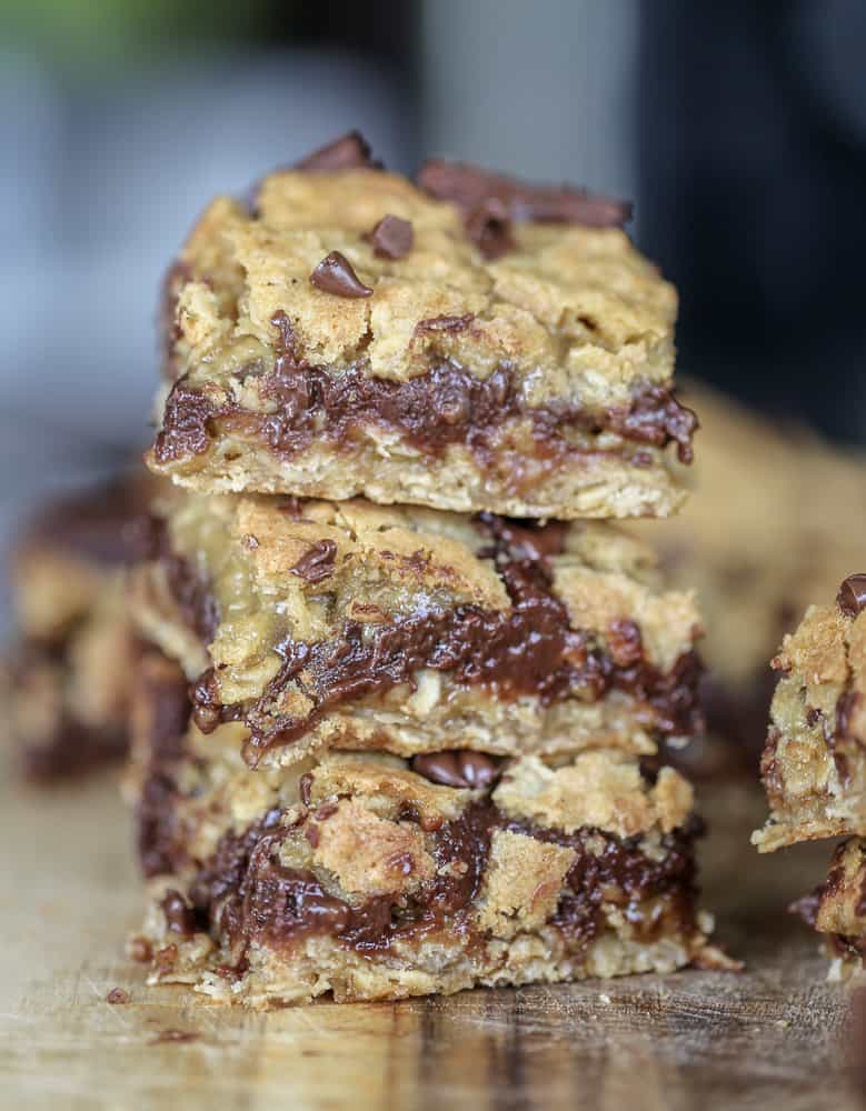 Chocolate Oatmeal Fudge Bars (Gluten Free Option) | The Baking ChocolaTess