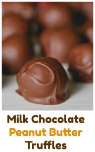 Milk Chocolate Peanut Butter Truffles!