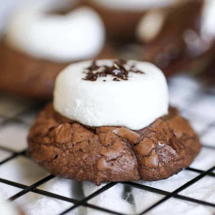 Chocolate Marshmallow Cookies - The Baking ChocolaTess