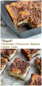 Bisquick Chocolate Cinnamon Greek Yogurt Banana Coffee Cake