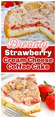 Strawberry Cream Cheese Coffee Cake