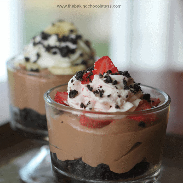 No-Bake Nutella Mousse Cheesecakes