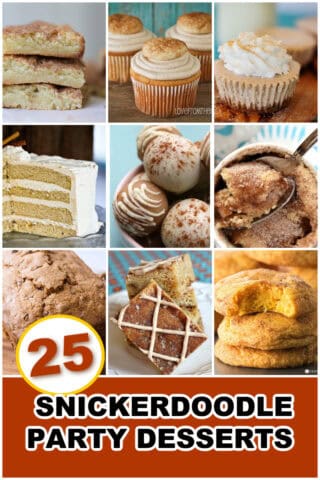 25 Snickerdoodle Palooza Party Desserts