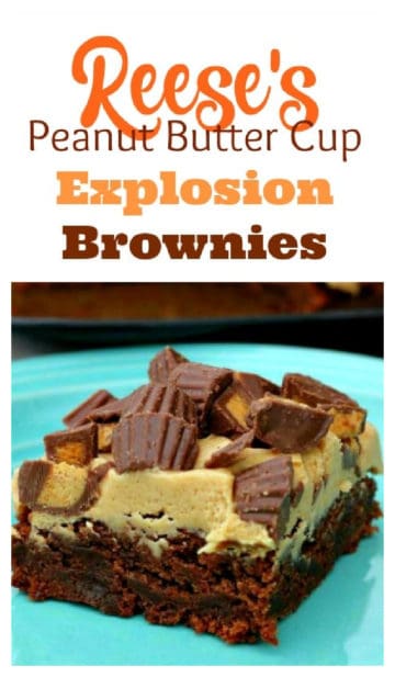 Reese's Peanut Butter Cup Brownies - The Baking ChocolaTess