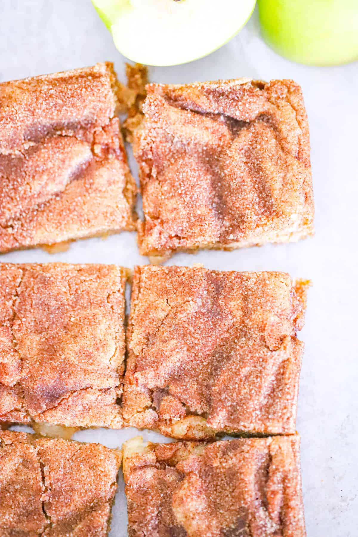 Apple Cinnamon Snickerdoodle Bars recipe