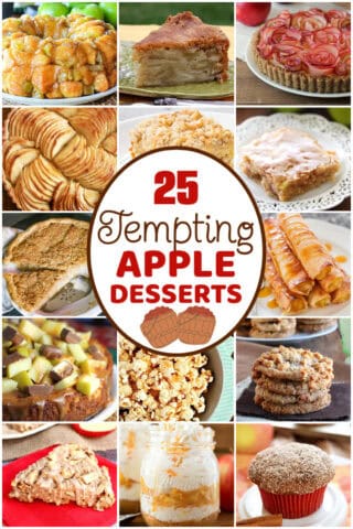 25 TEMPTING APPLE DESSERT RECIPES