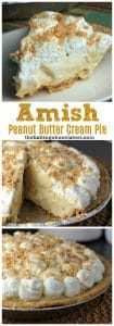 Amish Peanut Butter Cream Pie side views