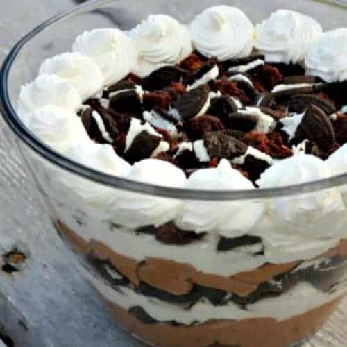 Double Stuf Oreo Brownie Trifle - The Baking ChocolaTess