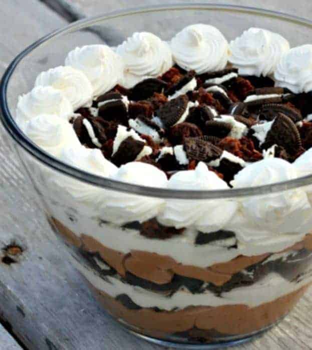 Double Stuf Oreo Brownie Trifle - The Baking ChocolaTess