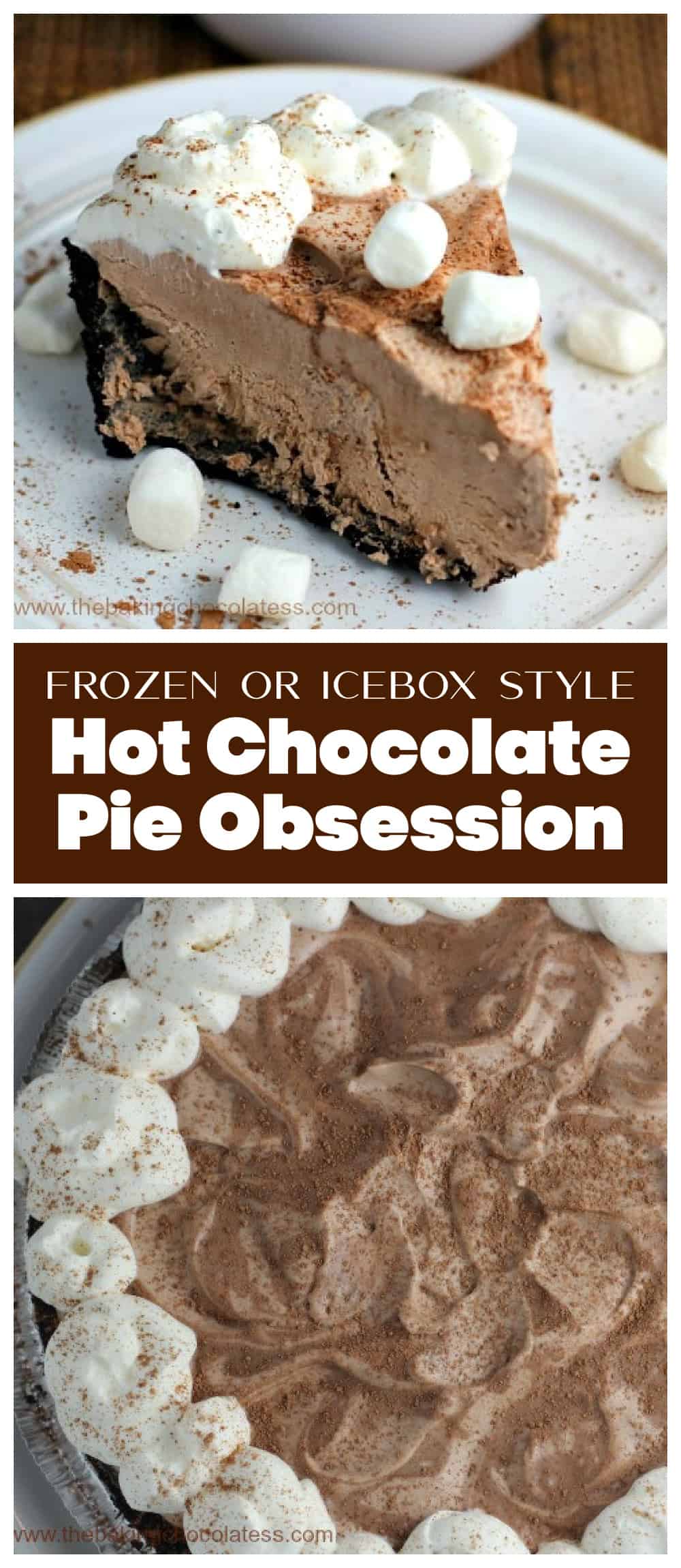 Hot Chocolate Pie - The Baking ChocolaTess