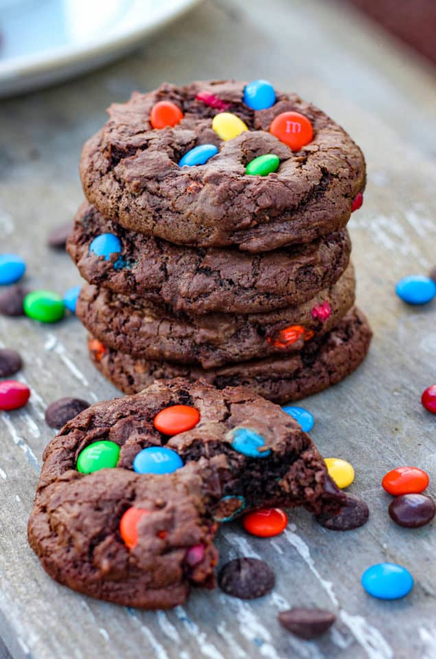 Mega Quadruple Chocolate Cookies - The Baking ChocolaTess