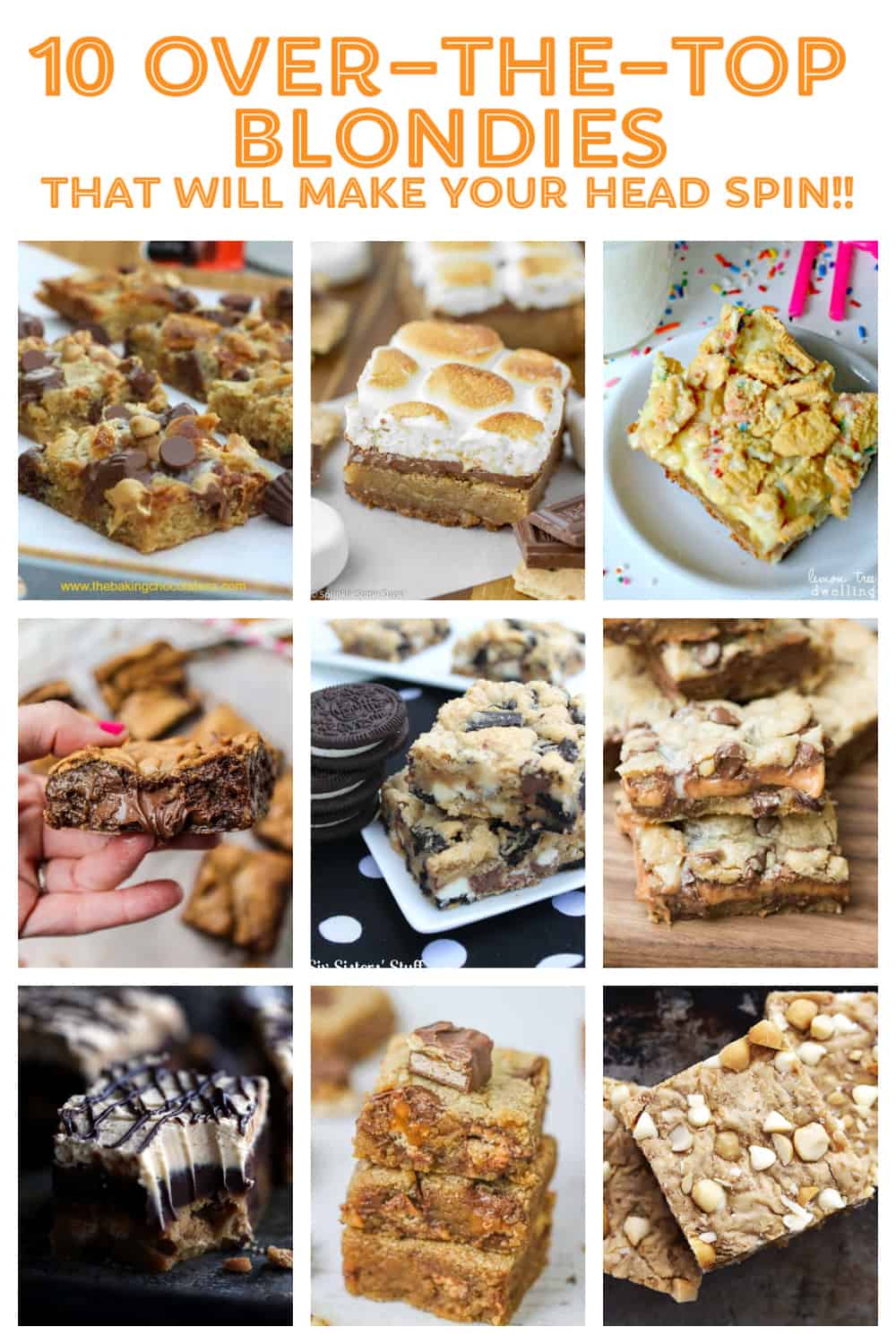 10 Over-The-Top Blondies recipes That Will Make Your Head Spin