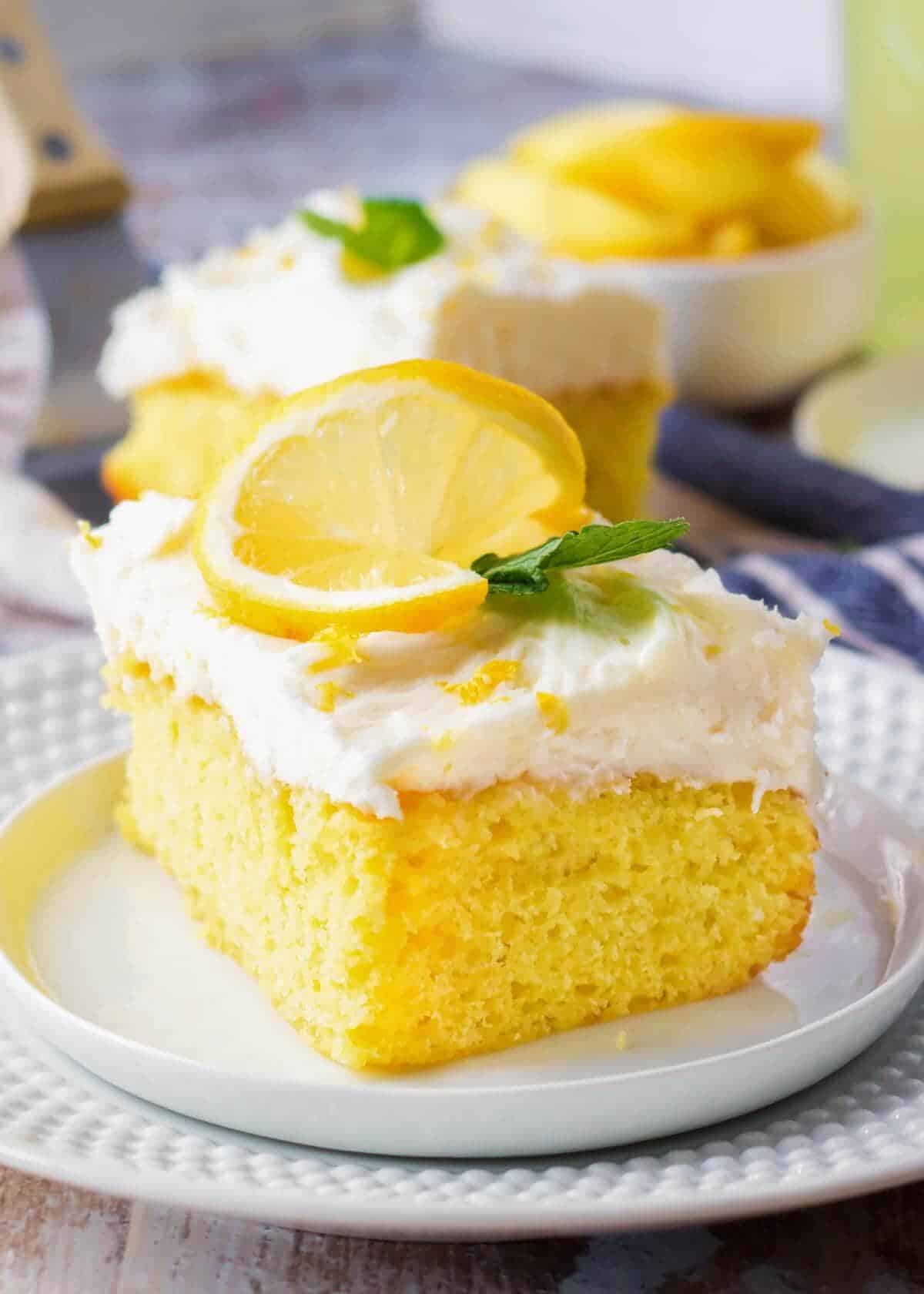 lemon snack cake