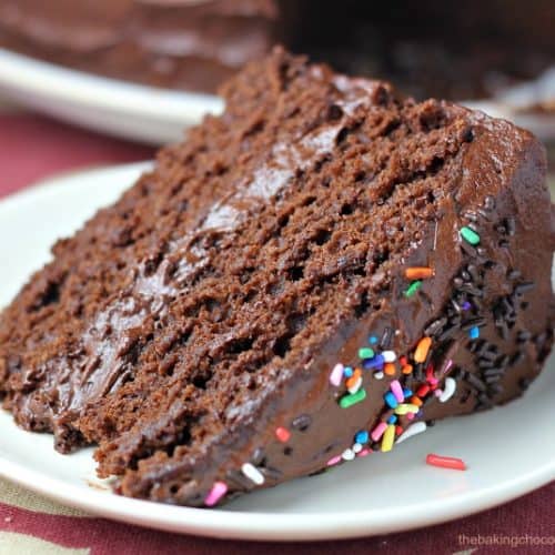 Super-moist Chocolate Cake - The Baking Chocolatess