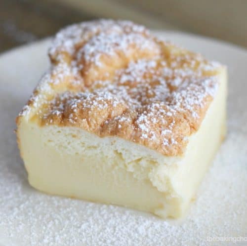 Very Vanilla Magic Custard Cake - The Baking ChocolaTess