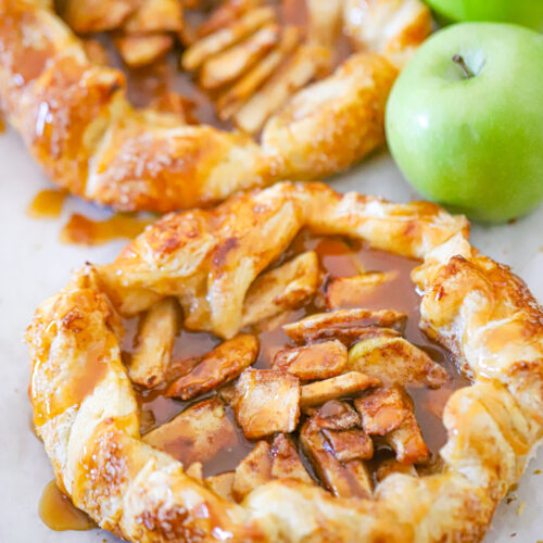 Easy Caramel Apple Galette