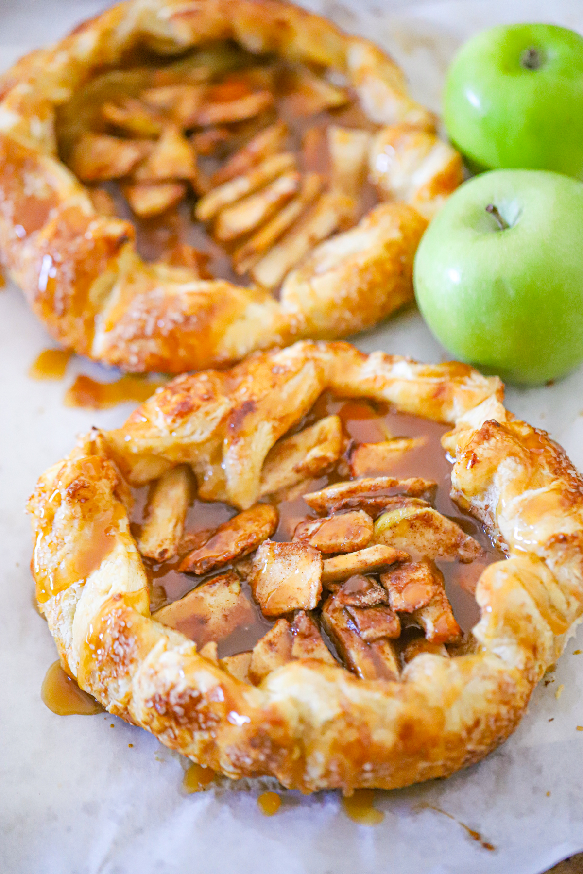 Easy Caramel Apple Galette