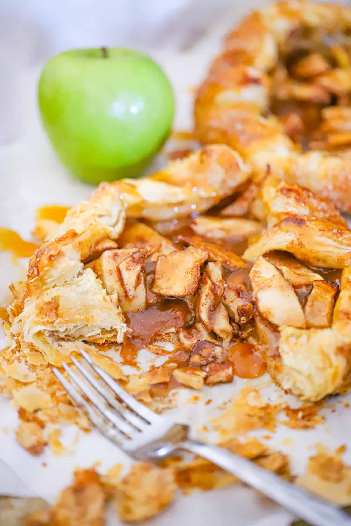 Easy Caramel Apple Galette recipe