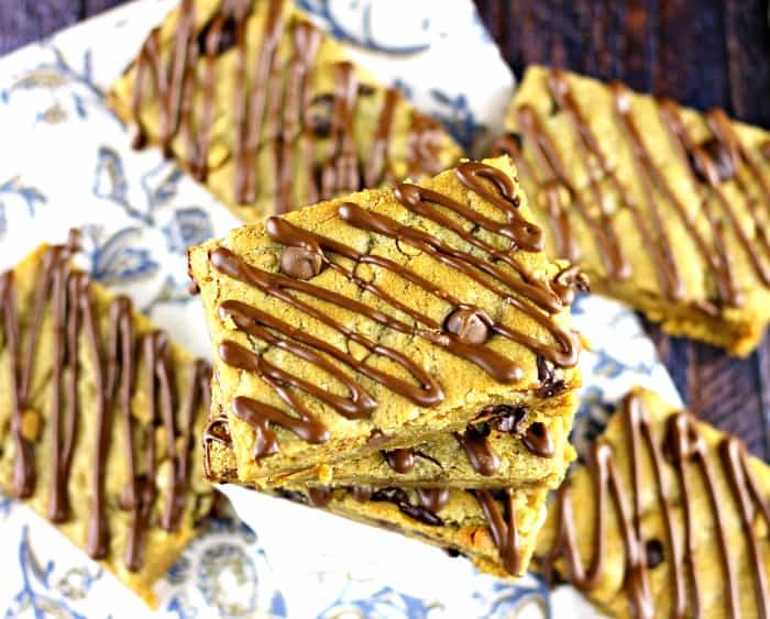 Sheet Pan Peanut Butter Chocolate Blondie Dream Bars