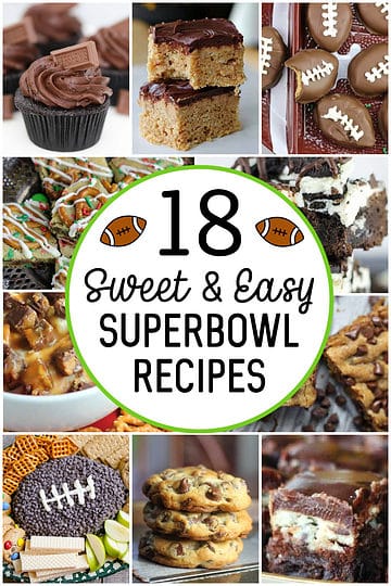 18 Superbowl & Game Day Party Desserts - The Baking ChocolaTess