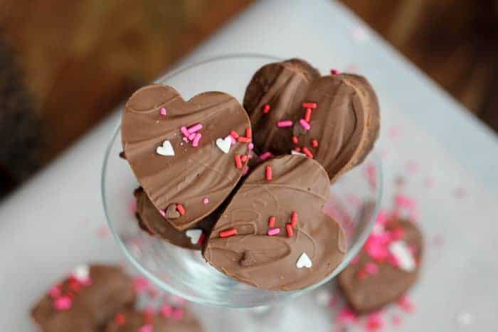 Valentine Milk Chocolate Brownie Bites - The Baking ChocolaTess