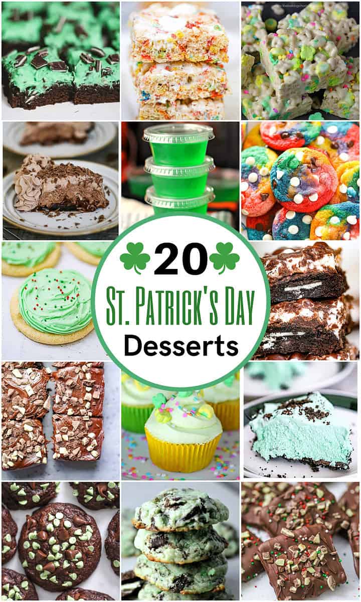 20 St. Patrick's Day Desserts - The Baking ChocolaTess