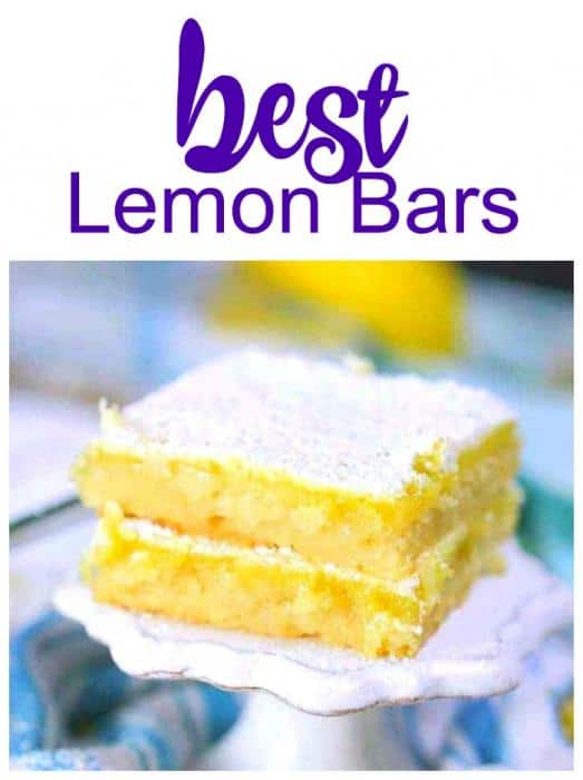 Best Lemon Bars - The Baking ChocolaTess