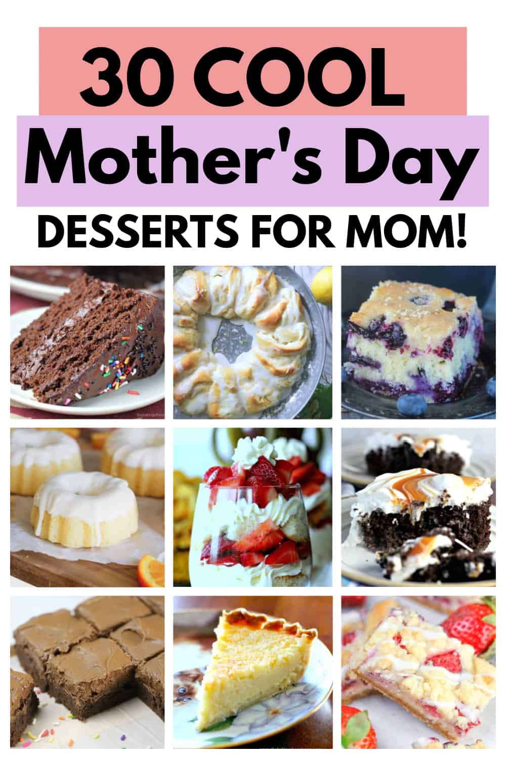 30 Mother's Day Sweet Ideas