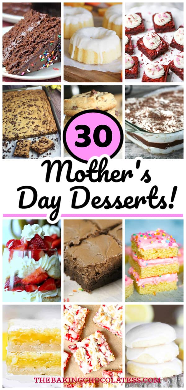 30 Mother's Day Desserts for Mom!