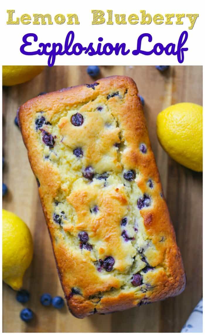 Lemon Blueberry Explosion Loaf