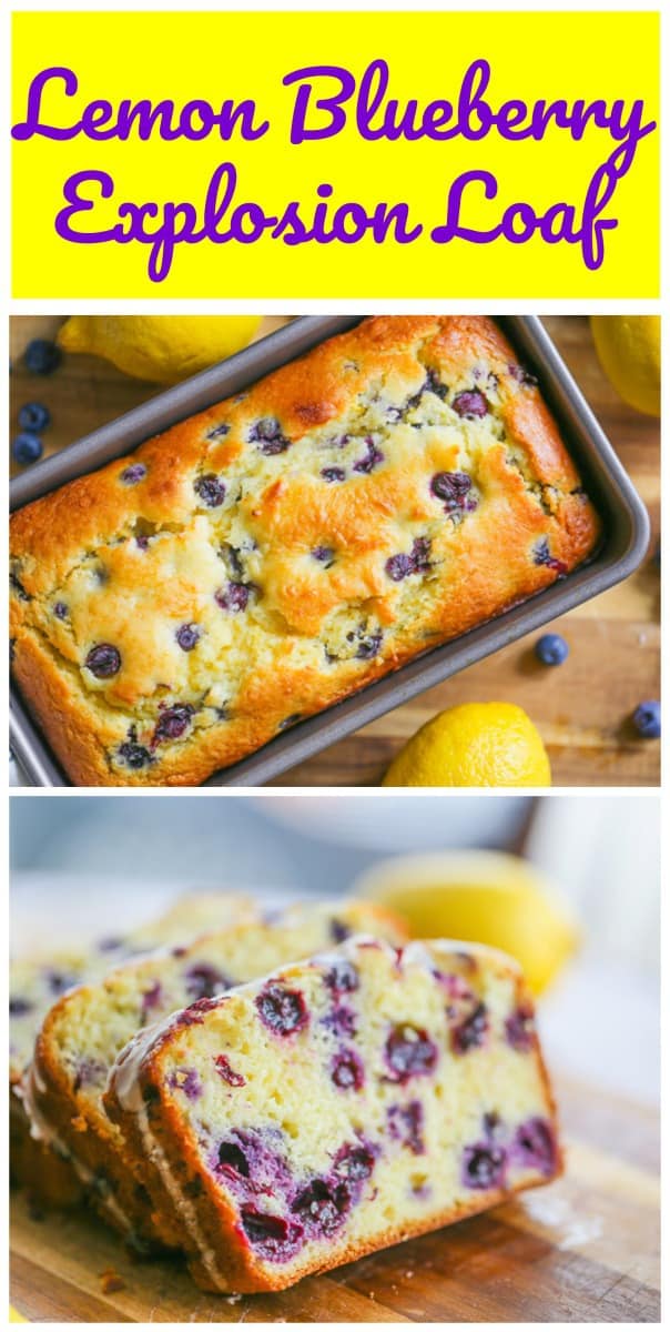 Lemon Blueberry Explosion Loaf