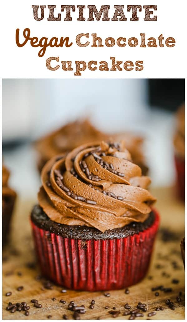 Vegan Chocolate Cupcakes - The Baking ChocolaTess