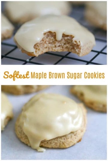 Soft Maple Brown Sugar Cookies - The Baking ChocolaTess