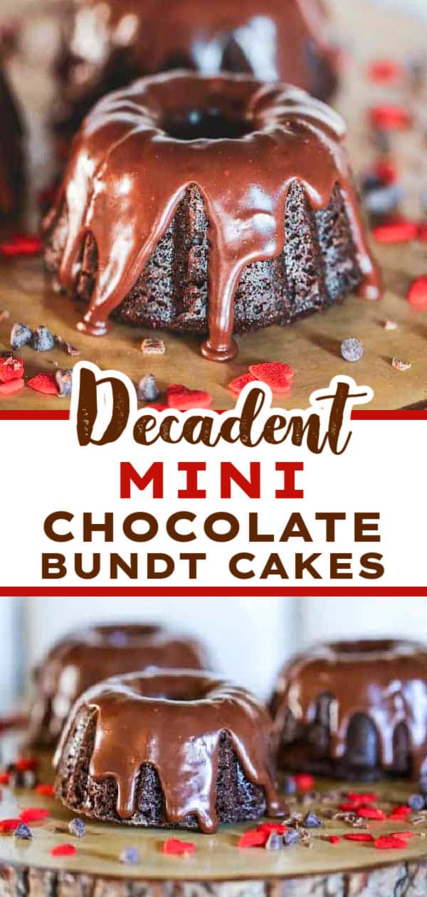 MINI CHOCOLATE BUNDT CAKES