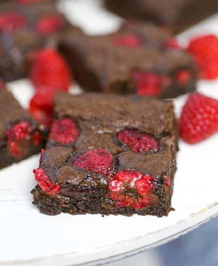 Raspberry Brownies | The Baking ChocolaTess