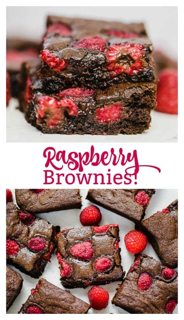 Raspberry Brownies - The Baking ChocolaTess