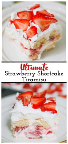 Ultimate Strawberry Shortcake Tiramisu