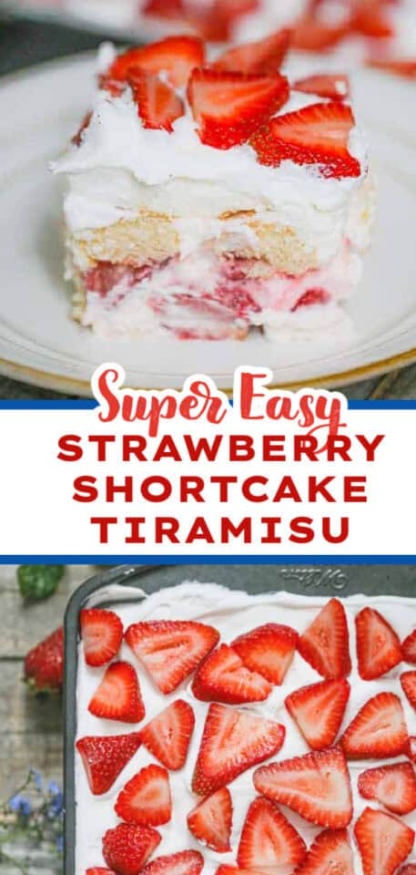 Ultimate Strawberry Shortcake Tiramisu - The Baking ChocolaTess