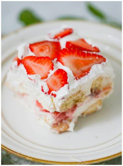 Ultimate Strawberry Shortcake Tiramisu - The Baking ChocolaTess