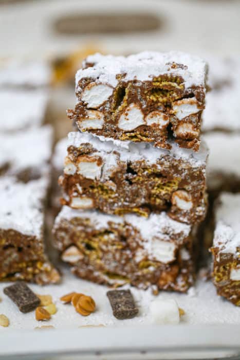 Awesome Scotcheroo Puppy Chow Bars