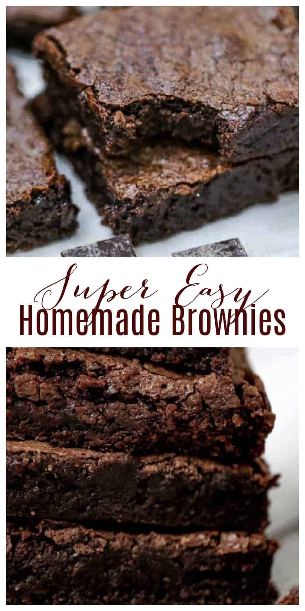 Super Easy Homemade Brownies