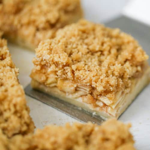 Easy Dutch Crumble Apple Pie Bars - The Baking ChocolaTess