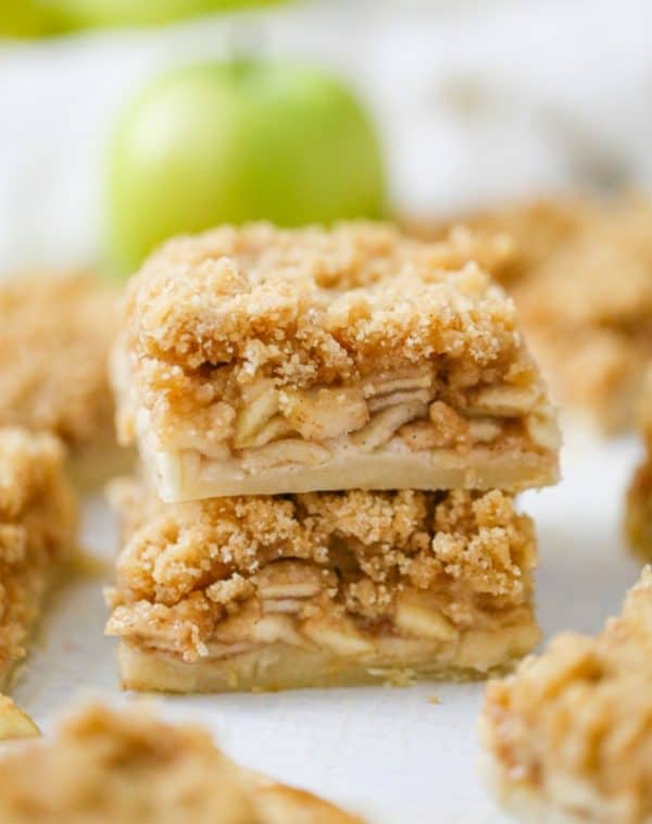 Easy Dutch Crumble Apple Pie Bars - The Baking ChocolaTess