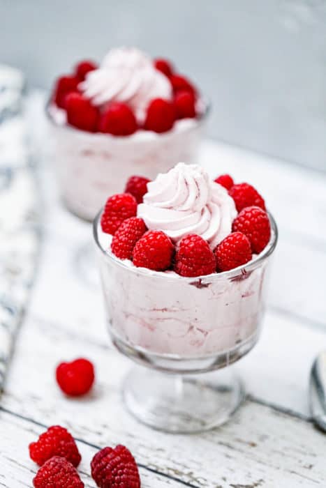 Fluffy Raspberry Mousse - Keto Option - The Baking ChocolaTess