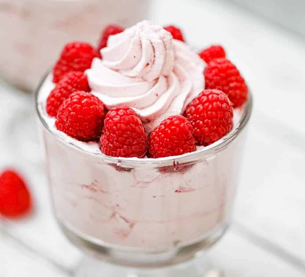 Fluffy Raspberry Mousse - Keto Option - The Baking ChocolaTess