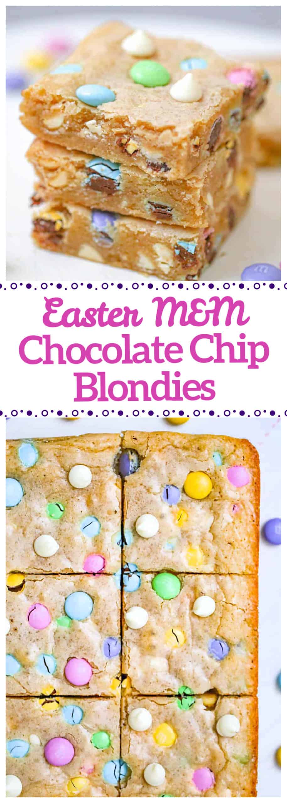 easter blondie recipe