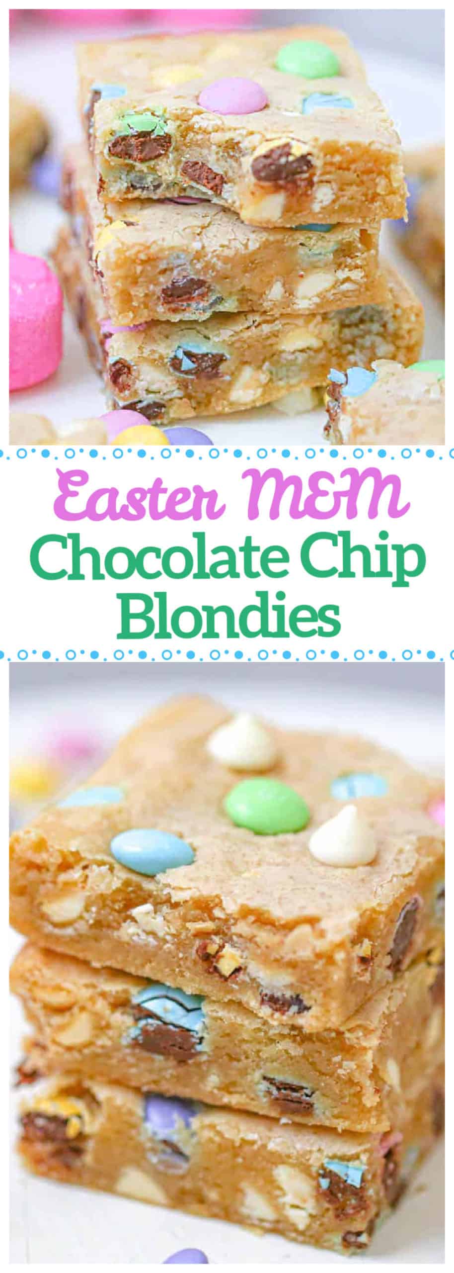 easter blondie recipe