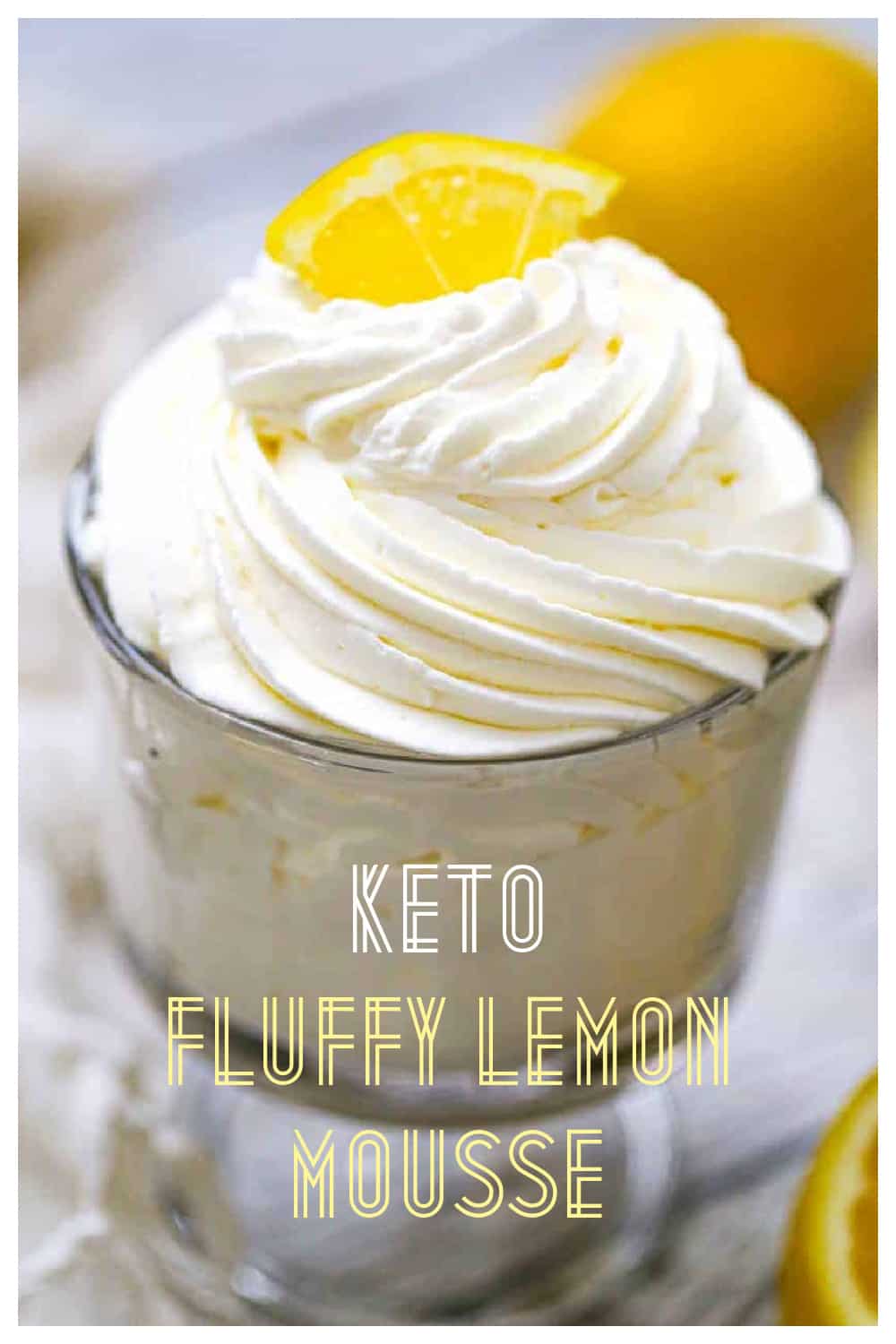 Keto Fluffy Lemon Mousse - The Baking ChocolaTess